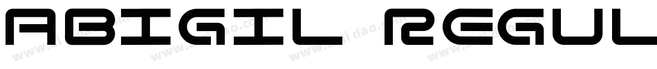ABIGIL Regular字体转换